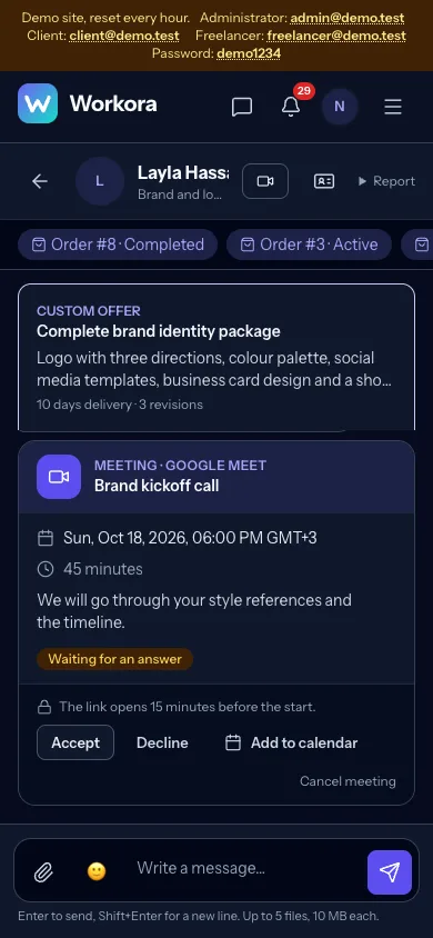 Mobile messenger
